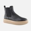 Women LLOYD | Lloyd - Greco Lisse Noir Ankle Boots On Labotte
