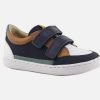 Boys Shoo Pom | Shoo Pom - Play Co Scratch Navy Velcro Shoes On Labotte
