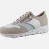 Women Mephisto | Mephisto - Ereen Mobils Light Sand Sneakers On Labotte