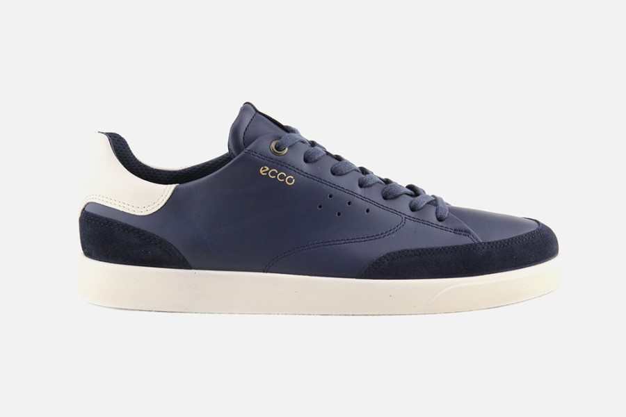 Men Ecco | Ecco - Street Lite Lux Navy Man Sneakers On Labotte