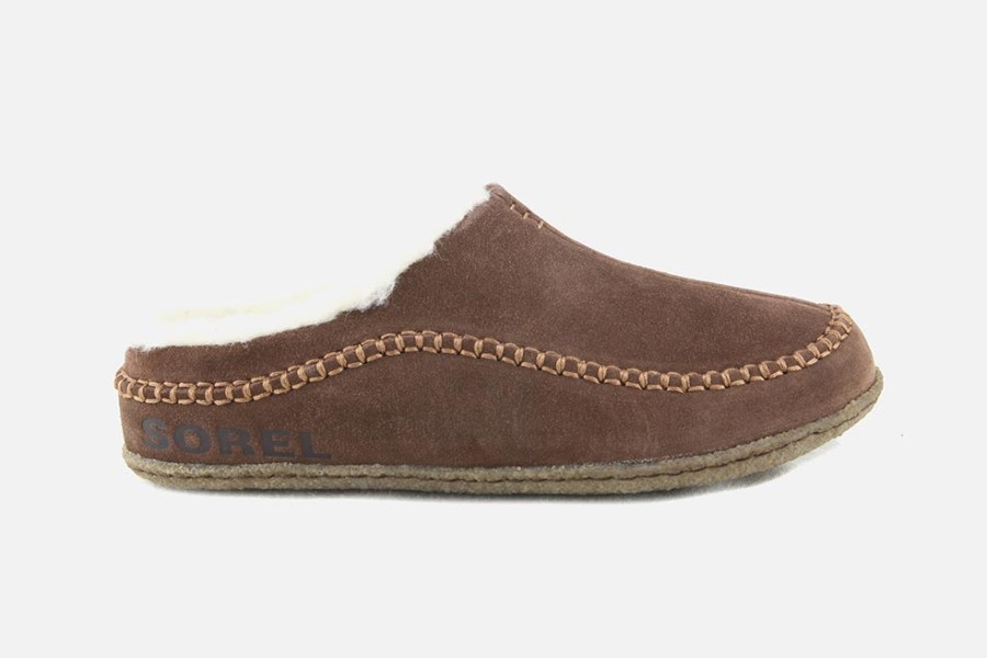 Men Sorel | Sorel - Lanner Ridge Tobacco Low Slippers On Labotte