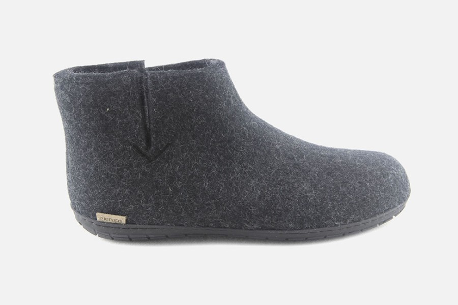 Women Glerups | Glerups - Glenn Grey High Slippers On Labotte