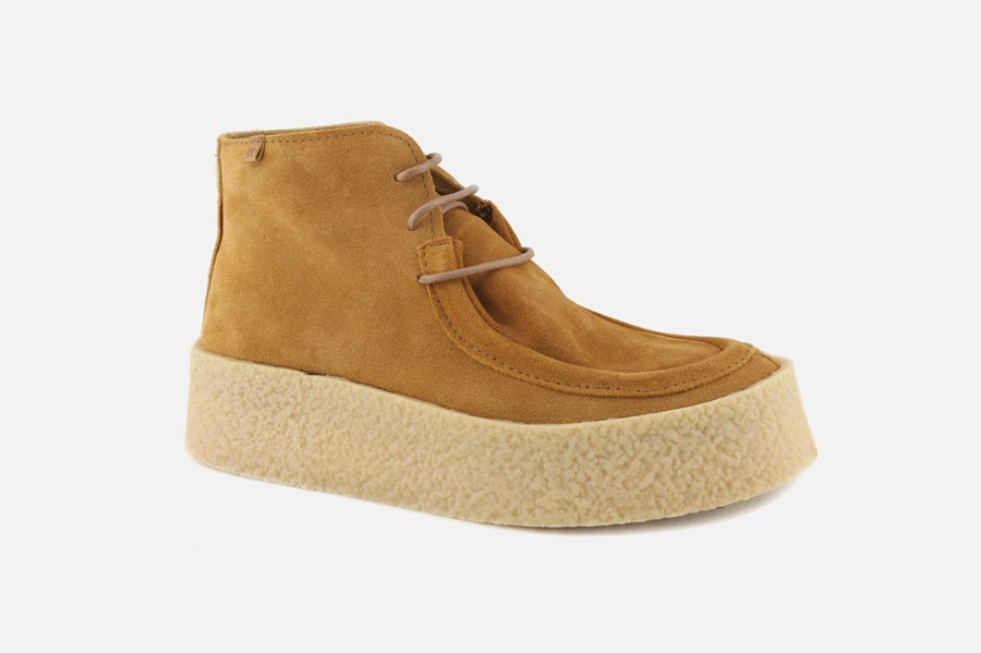 Women El Naturalista | El Naturalista - Dolmen Chukka Toffee Lace-Up Boots On Labotte