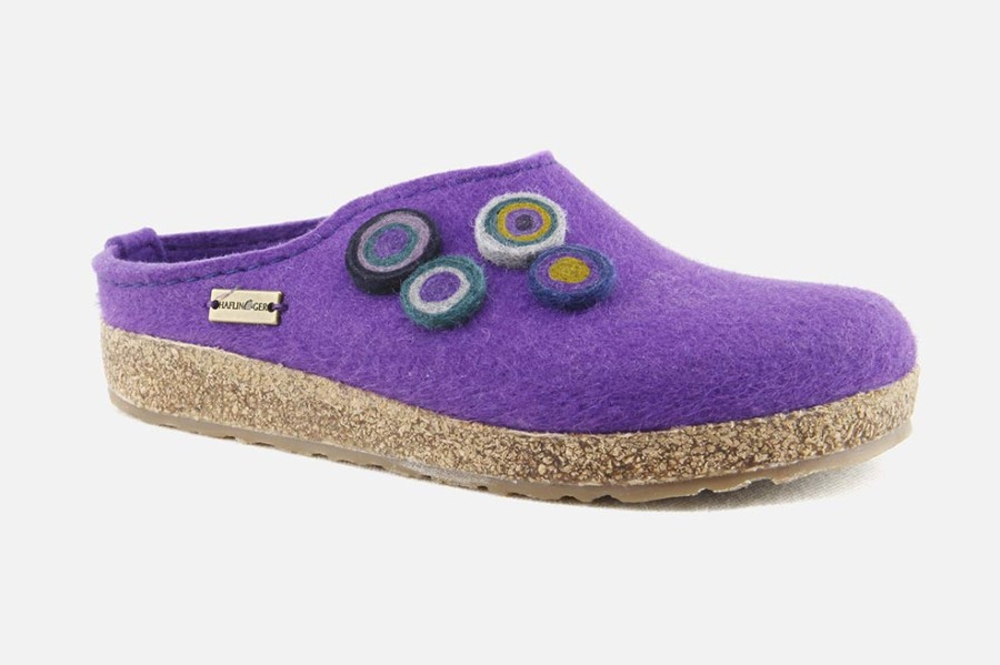 Women Haflinger | Haflinger - Patchou Mauve Clogs On Labotte