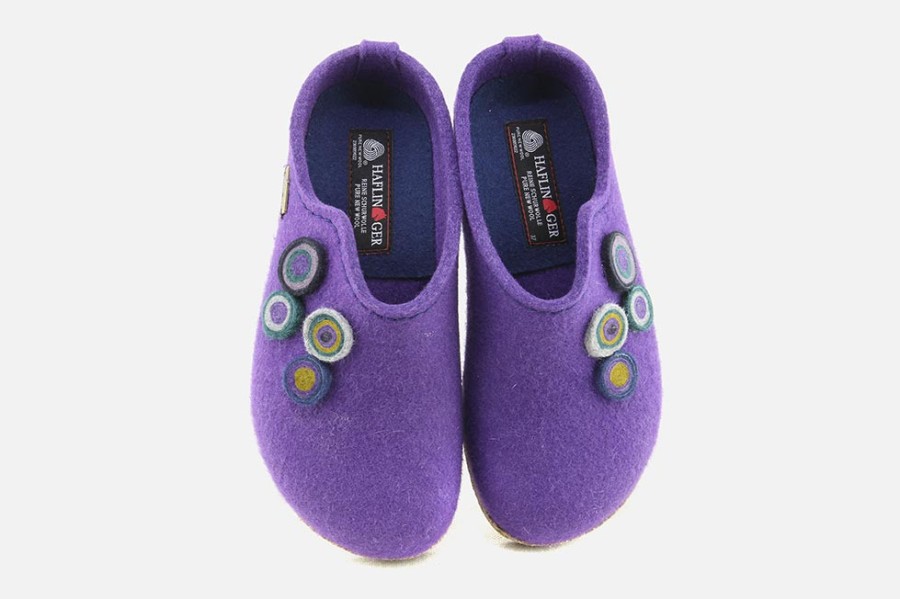 Women Haflinger | Haflinger - Patchou Mauve Clogs On Labotte