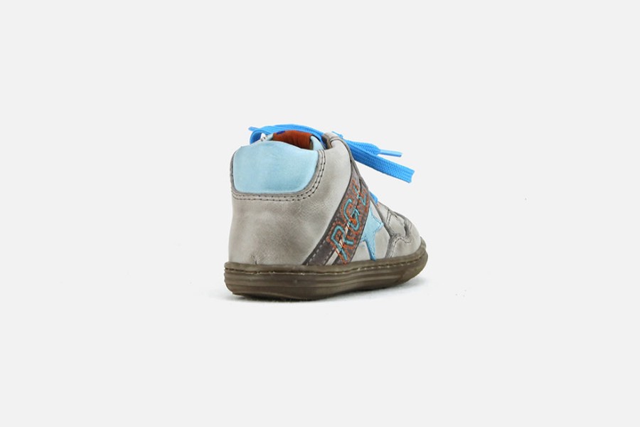 Boys Romagnoli | Romagnoli - Merlin Taupe Lace-Up Boots On Labotte