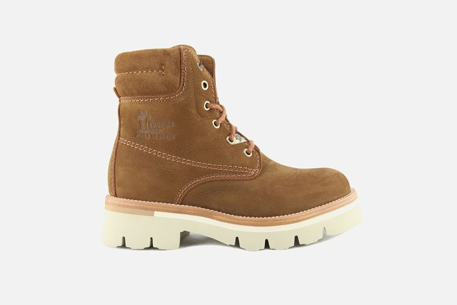Women Panama Jack | Panama Jack - Lua Cuero Lace-Up Boots On Labotte