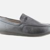 Men Nordikas | Nordikas - Quiz Lisse Noir Low Slippers On Labotte