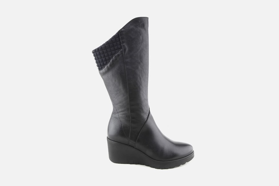 Women Paula Urban | Paula Urban - Melica Botte Noir Boots On Labotte