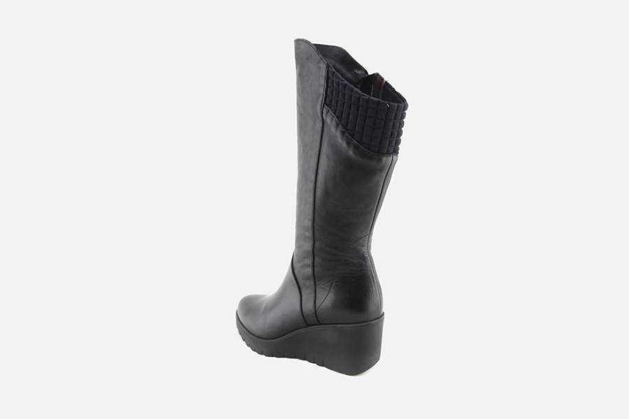 Women Paula Urban | Paula Urban - Melica Botte Noir Boots On Labotte