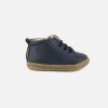 Boys Shoo Pom | Shoo Pom - Bouba Veg Dark Blue Lace-Up Boots On Labotte