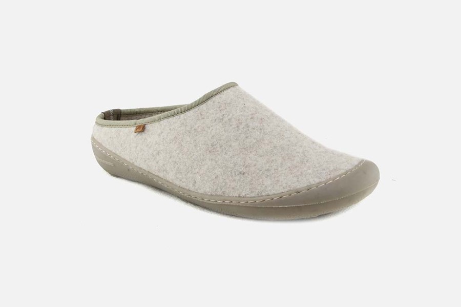 Women El Naturalista | El Naturalista - Nahome 66 Natural Low Slippers On Labotte