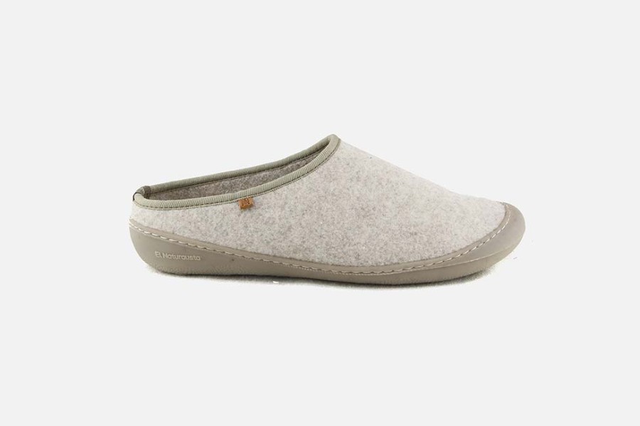 Women El Naturalista | El Naturalista - Nahome 66 Natural Low Slippers On Labotte