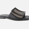 Women Noa Harmon | Noa Harmon - Noamelle Noir Sandals On Labotte