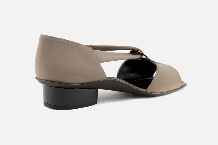 Women Brunate | Brunate - Brindisi T Camel Sandals On Labotte