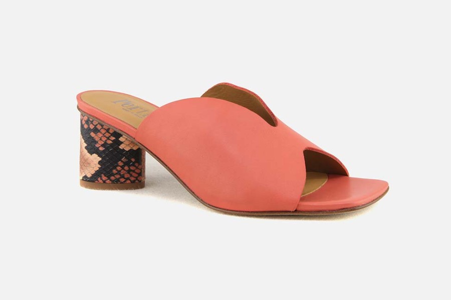 Women Pertini | Pertini - Rime Corail Sandals On Labotte