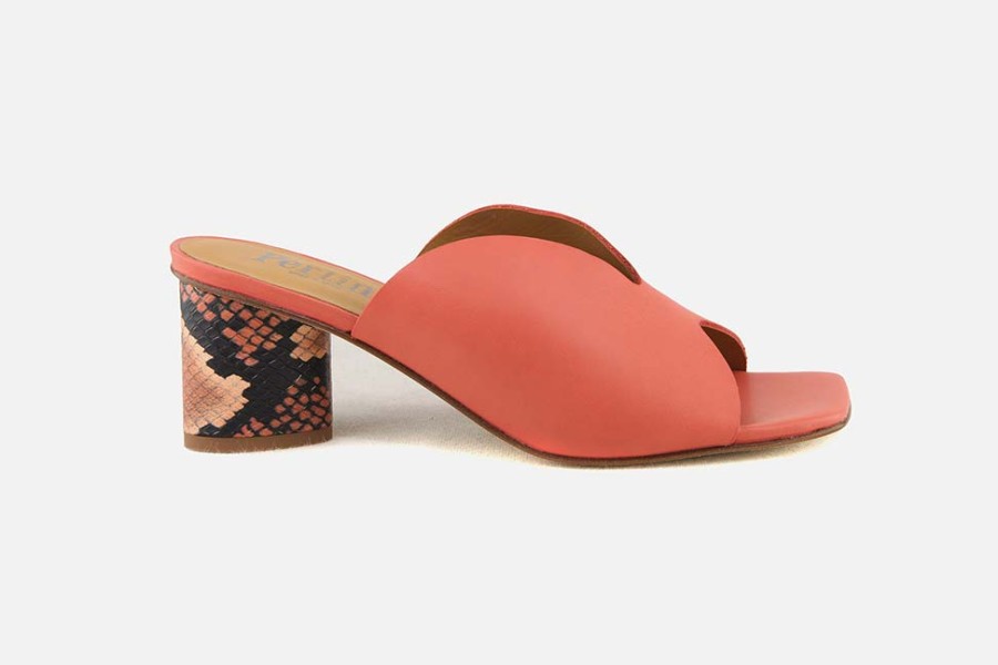 Women Pertini | Pertini - Rime Corail Sandals On Labotte