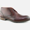 Men LLOYD | Lloyd - Jeffrey Brandy Lace-Up Boots On Labotte