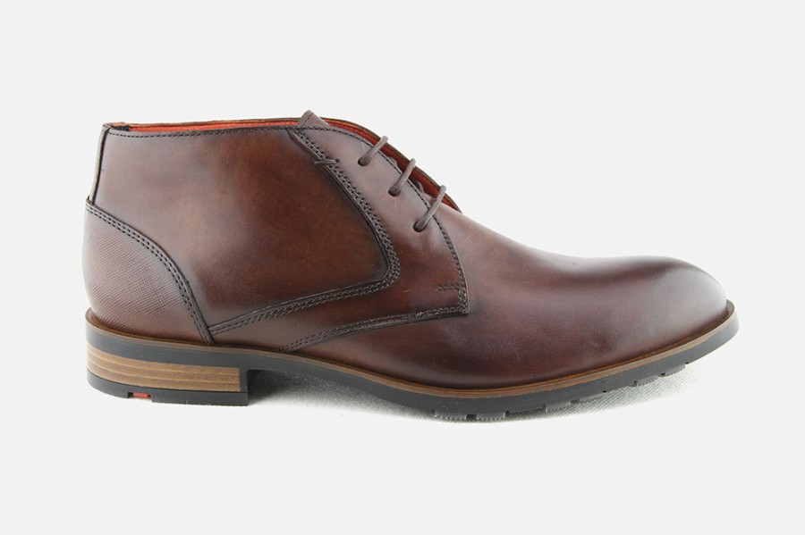 Men LLOYD | Lloyd - Jeffrey Brandy Lace-Up Boots On Labotte