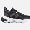 Women Hogan | Hogan - Hogan Interaction Noir Sneakers On Labotte