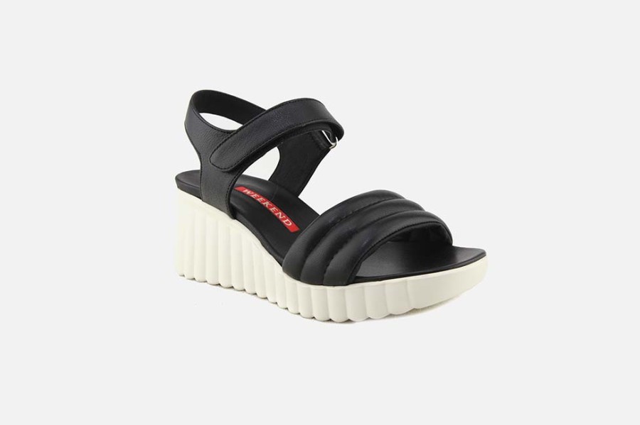 Women Weekend | Weekend - Wish Noir Sandals On Labotte