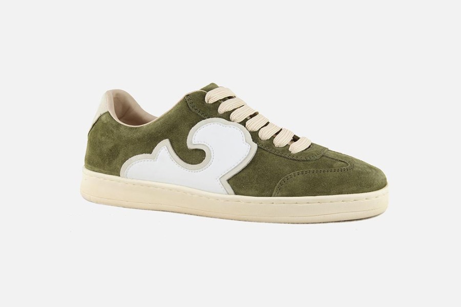 Women MaiMai | Maimai - Encyclo Dark Olive Sneakers On Labotte
