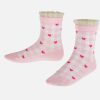 Girls Falke | Falke - Vichy Check Rose Socks On Labotte