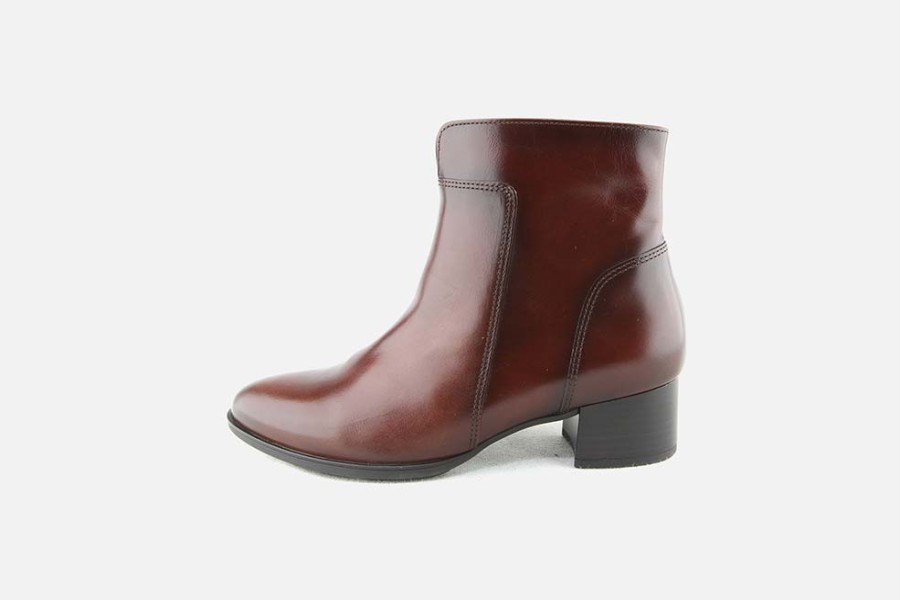 Women Gabor | Gabor - Jojoba Chestnut Antic Ankle Boots On Labotte