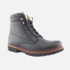 Men Panama Jack | Panama Jack - Panama03 Aviator Noir Lace-Up Boots On Labotte