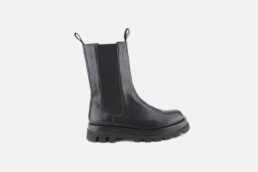 Women Xsa | Xsa - Email Noir Ankle Boots On Labotte