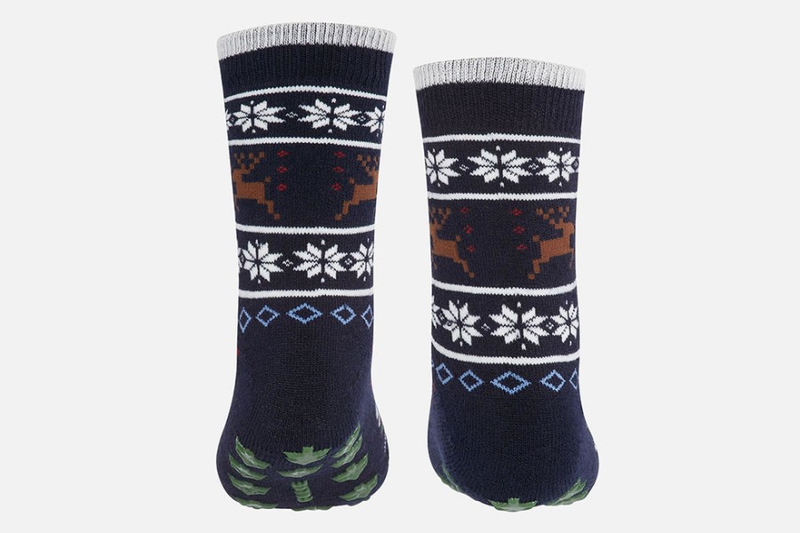 Girls Falke | Falke - Xmas Marine Slippers-Socks On Labotte