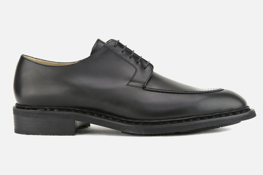 Men Paraboot | Paraboot - Rousseau Noir Derbies On Labotte