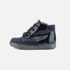 Girls Little Mary | Little Mary - Clarisse Navy Lace-Up Boots On Labotte