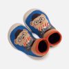 Girls Collégien | Collegien - Teddy Bear Bleu Multi Slippers-Socks On Labotte