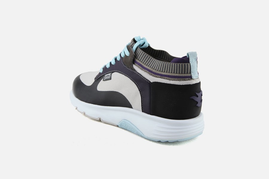 Women Camper | Camper - Drift Kit Noir Kaki Lace-Up Boots On Labotte