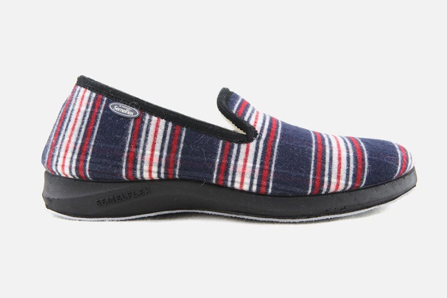 Men Semelflex | Semelflex - Barsaco Bleu Charentaises On Labotte