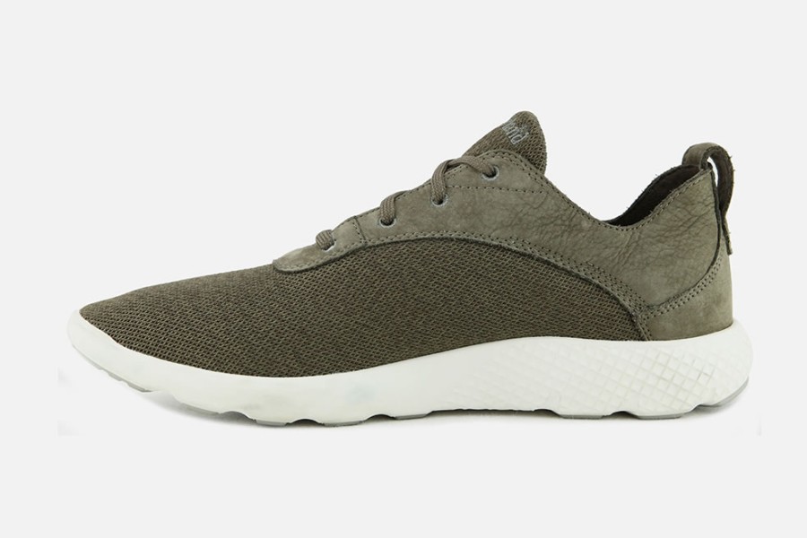 Men Timberland | Timberland - Flyroam Olive Sneakers On Labotte