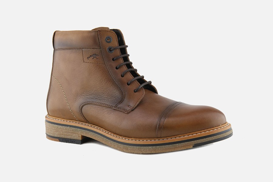 Men Fluchos | Fluchos - Aldo Camel Lace-Up Boots On Labotte