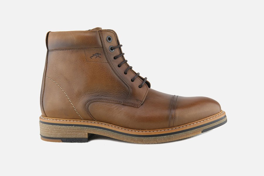 Men Fluchos | Fluchos - Aldo Camel Lace-Up Boots On Labotte