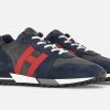 Men Hogan | Hogan - Hogan H383 Blue Grey Ruby Sneakers On Labotte