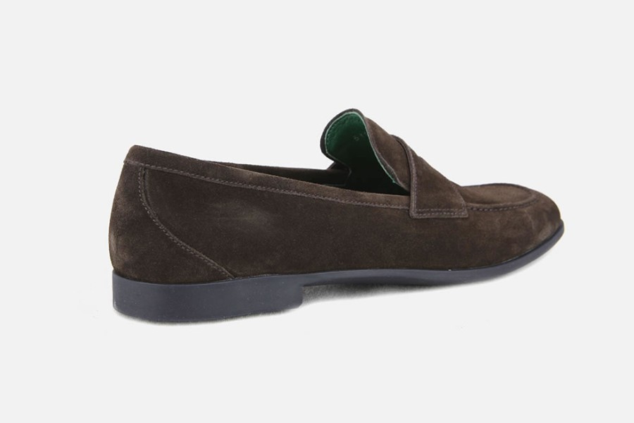 Men Fratelli Rossetti | Fratelli Rossetti - Yacht Portofino Dark Brown Loafers On Labotte
