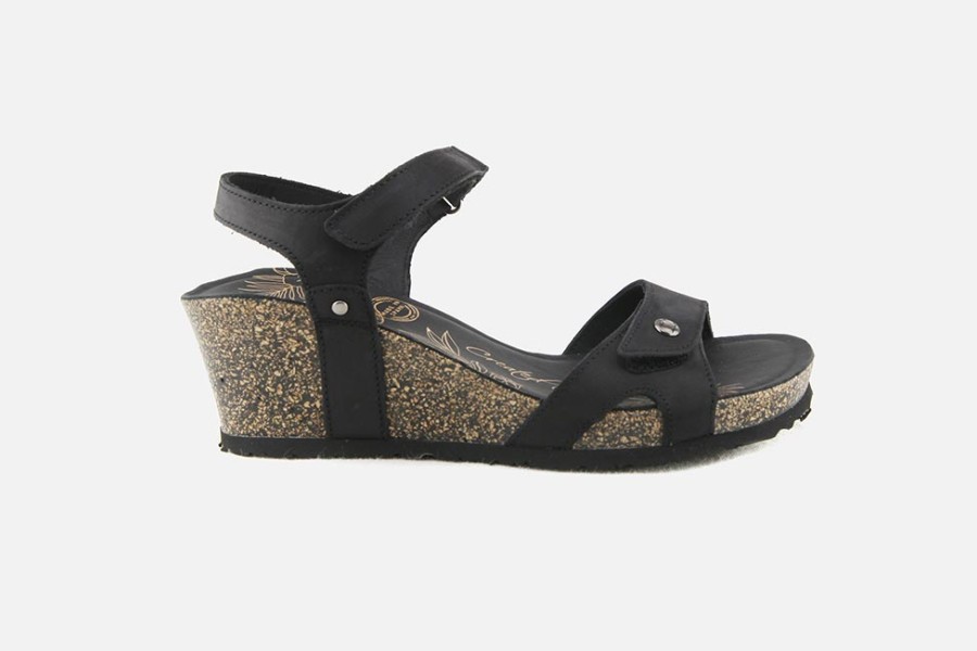 Women Panama Jack | Panama Jack - Julia Noir Sandals On Labotte