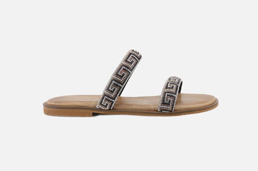 Women Caryatis | Caryatis - Caryatis Hestia Bronze Sandals On Labotte