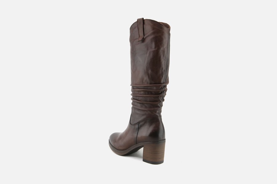 Women Paula Urban | Paula Urban - Monroe Marron Boots On Labotte