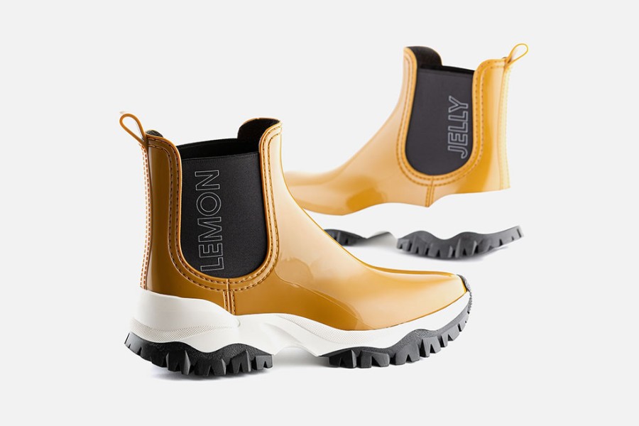 Women Lemon Jelly | Lemon Jelly - Jayden Yellow Ankle Boots On Labotte