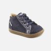 Girls Shoo Pom | Shoo Pom - Bouba Zip Box Galaxy Bleu Lace-Up Boots On Labotte