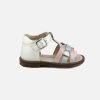 Girls Romagnoli | Romagnoli - Alexandra Perle Multi Sandals On Labotte