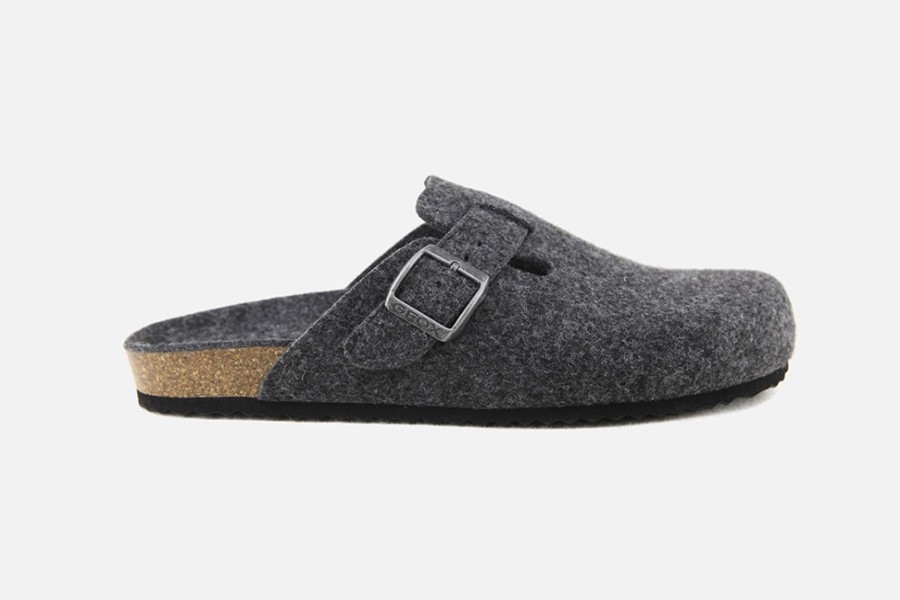 Men Geox | Geox - Ghita Grey Clogs On Labotte