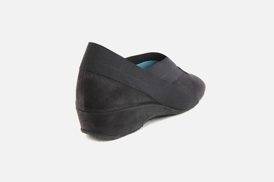 Women Thierry Rabotin | Thierry Rabotin - Solito Grey Black Loafers On Labotte