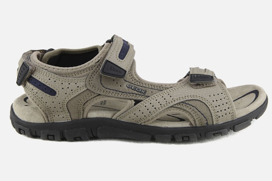 Men Geox | Geox - Strada Sandal Sand Sandals On Labotte